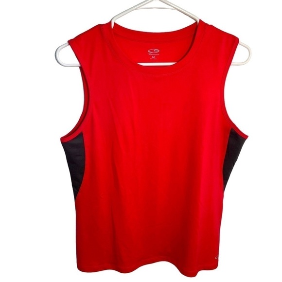 C9 Athletic Tank Top Bright Pink Gray Mesh - Picture 1 of 10